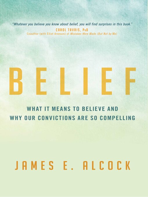 Title details for Belief by James E. Alcock - Available